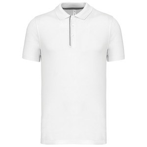 ProAct PA485 - POLO MAILLE PIQUÉE SPORT MANCHES COURTES White/ Silver