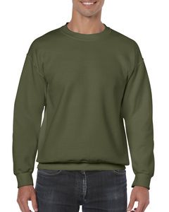 Gildan GI18000 - Sweat-Shirt Homme Manches Droites Military Green