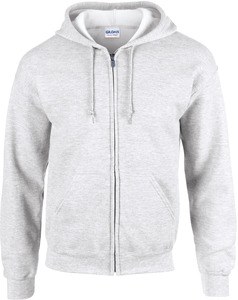 Gildan GI18600 - Sweat-Shirt Homme Zippé avec Capuche Ash