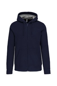 Kariban K444 - SWEAT-SHIRT ZIPPÉ CAPUCHE UNISEXE Navy/Navy