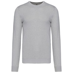 Kariban K967 - PULL COL ROND Gris clair melange