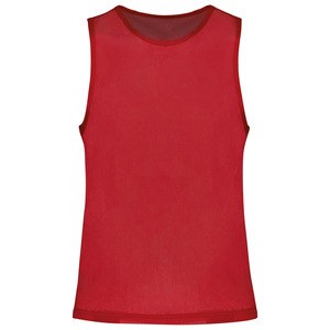 ProAct PA043 - CHASUBLE EN FILET LÉGER MULTISPORTS ADULTE ET ENFANT Sporty Red