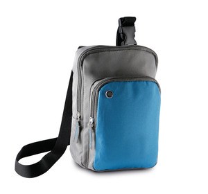 Kimood KI0301 - SAC BANDOULIÈRE Slate Grey / Aqua Blue