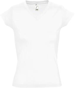 SOLS 11388 - MOON Tee Shirt Femme Col “V”