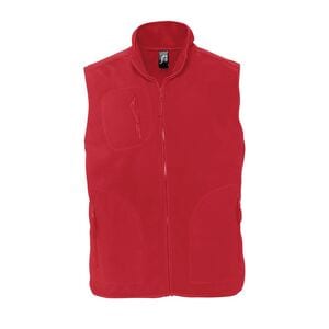 SOL'S 51000 - NORWAY Gilet Polaire Unisexe Sans Manches Rouge