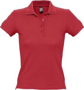 SOL'S 11310 - PEOPLE Polo Femme Rouge
