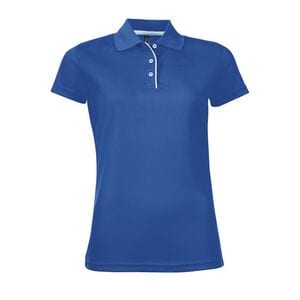 SOL'S 01179 - PERFORMER WOMEN Polo Sport Femme Bleu Royal