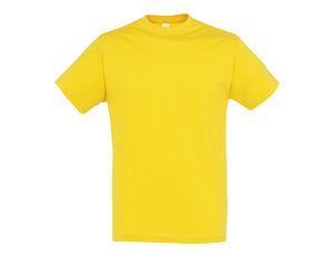 SOL'S 11380 - REGENT Tee Shirt Unisexe Col Rond Jaune