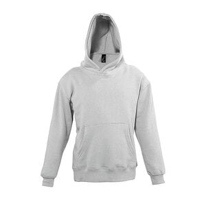 SOL'S 13255 - SLAM KIDS Sweat Shirt Enfant à Capuche Gris Chiné