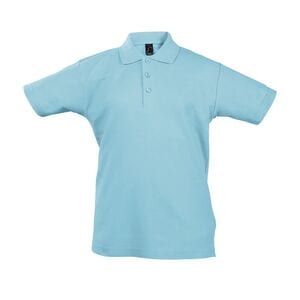 SOL'S 11344 - SUMMER II KIDS Polo Enfant Bleu atoll