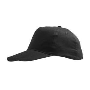 SOL'S 88111 - SUNNY KIDS Casquette Enfant 5 Panneaux Noir