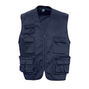 SOL'S 43630 - WILD Gilet Reporter Multipoches Marine