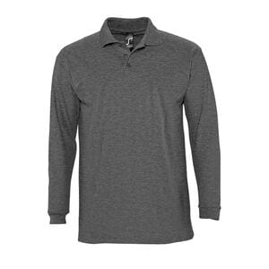 SOL'S 11353 - WINTER II Polo Homme Anthracite chiné