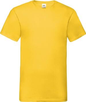 Fruit of the Loom SC22V - T-Shirt Homme Col V Coton