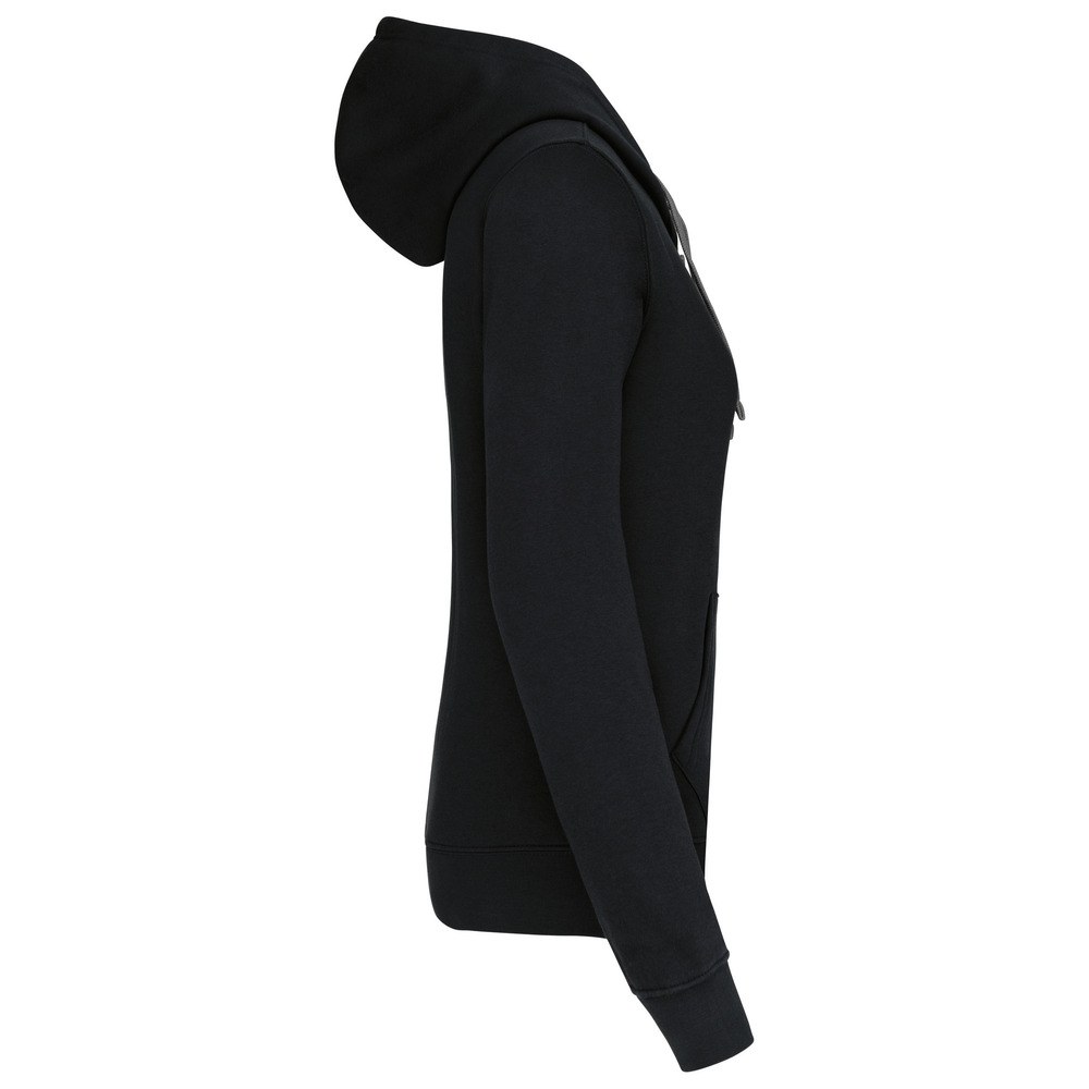 Kariban K467 - Sweat-shirt zippé capuche contrastée femme