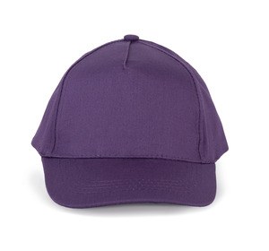 K-up KP149 - CASQUETTE ENFANT EN COTON - 5 PANNEAUX Purple