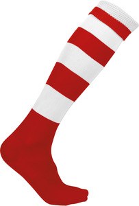 ProAct PA021 - CHAUSSETTES DE SPORT CERCLÉES Sporty Red / White