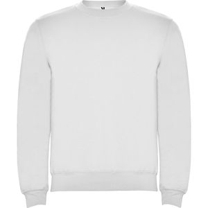 Roly SU1070 - CLASICA Sweat-shirt ras du cou Blanc