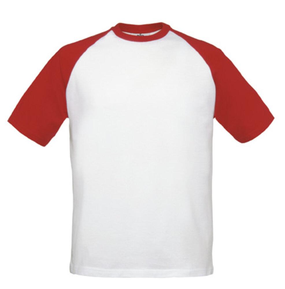 B&C BC230 - T-Shirt Baseball Manches Raglan Contrastées