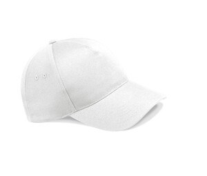 Beechfield BF015 - Casquette 5 Panneaux 100% Coton Blanc