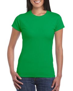 Gildan GN641 - T-shirt manches courtes pour femme Softstyle Vert Irlandais
