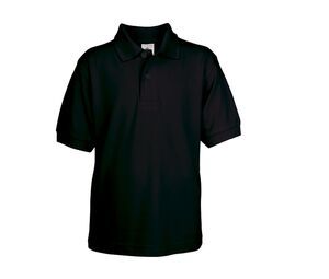 B&C BC411 - Polo Safran Enfant Noir