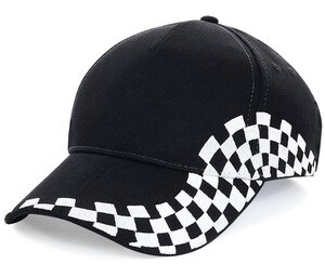 Beechfield BF159 - Casquette Femme 100% Coton Black/Damier White