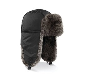 Beechfield BF345 - Chapeau Sherpa Noir Noir