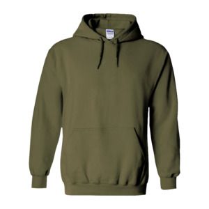 Gildan GN940 - Sweat À Capuche Homme & Femme Heavy Blend Vert Militaire