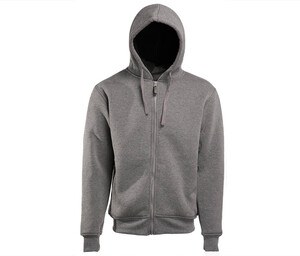 Pen Duick PK430 - Sweat Capuche Grand Zip Homme Heather Grey