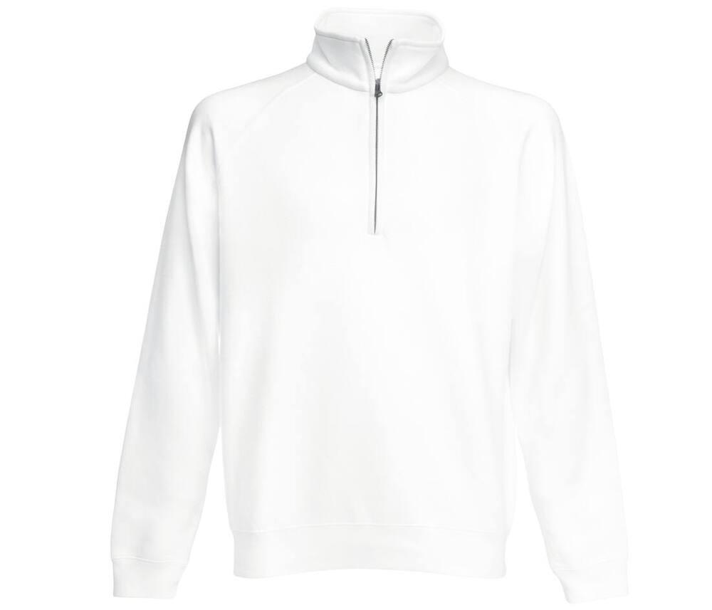 Fruit of the Loom SC376 - Sweat Homme Col Zippé Coton