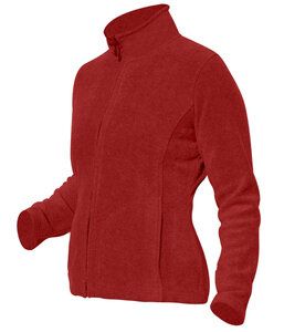 Starworld SW750 - Sweat-Shirt Femme Manches Droites Grand Zip Bright Red