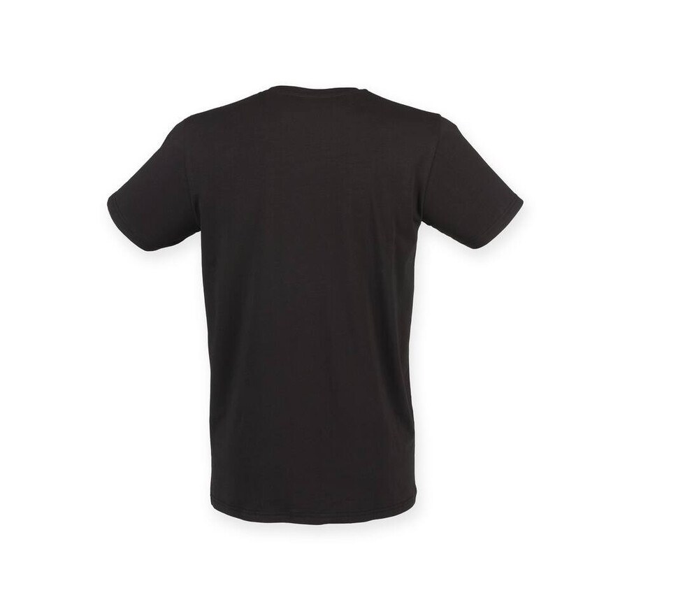 Skinnifit SF122 - Tee-Shirt Col V Homme Stretch en Coton