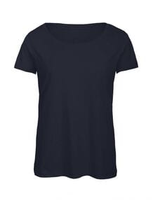 B&C BC056 - Tee-Shirt Femme Tri-Blend Navy