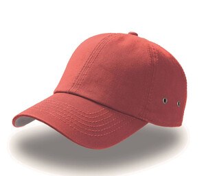 Atlantis AT005 - Casquette Action Coton Rouge