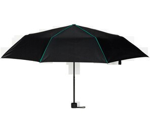 Black&Match BM920 - Mini Parapluie Pliable Black/Kelly Green