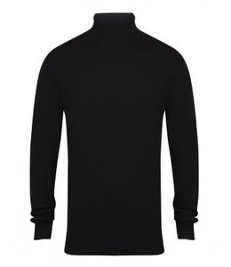 Henbury H727 - Roll Neck Sweater Noir