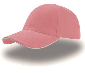 Atlantis AT003 - Casquette 6 Panneaux Sandwich Fushia- Rose