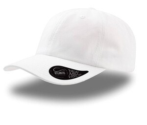 Atlantis AT024 - Casquette 6 Panneaux  Boucle Métal Blanc