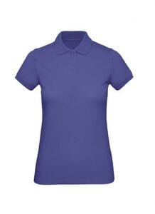 B&C BC401 - Polo 100% Coton Bio Femme Cobalt Bleu