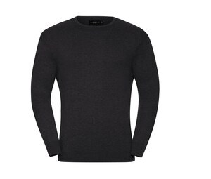 Russell JZ717 - Pull-over Col Rond Homme Charcoal Marl