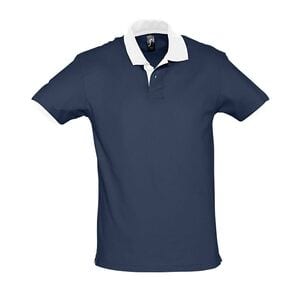 SOL'S 11369 - PRINCE Polo Unisexe French Navy / White