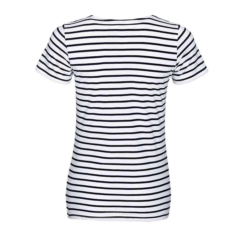 SOL'S 01399 - MILES WOMEN Tee Shirt Femme Col Rond Rayé