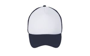 SOL'S 01668 - BUBBLE Casquette Filet 5 Panneaux White/ French Navy