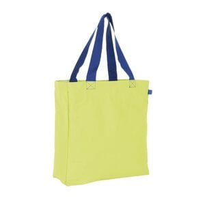 SOL'S 01672 - LENOX Sac Shopping Neon Lime/Royal Blue