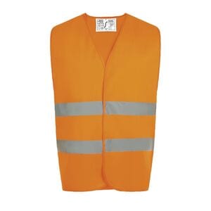 SOL'S 01691 - SECURE PRO Gilet De Securité Unisexe Orange Néon