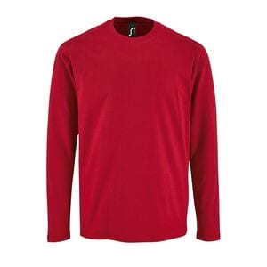 SOL'S 02074 - Imperial LSL MEN Tee Shirt Homme Manches Longues Rouge