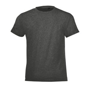 SOL'S 01183 - REGENT FIT KIDS Tee Shirt Enfant Col Rond Charcoal Melange