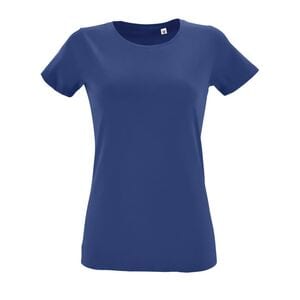SOL'S 02758 - Regent Fit Women Tee Shirt Femme Col Rond Ajusté Royal Blue