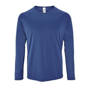 SOL'S 02071 - Sporty Lsl Men Tee Shirt Sport Homme Manches Longues Royal Blue